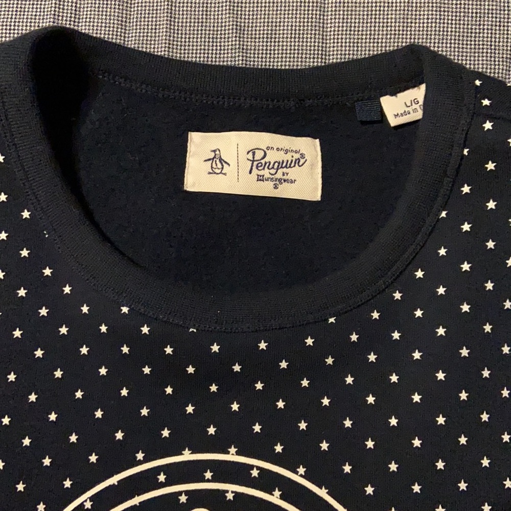 Original Penguin crewneck sweater.  Size L. - Picture 2 of 6